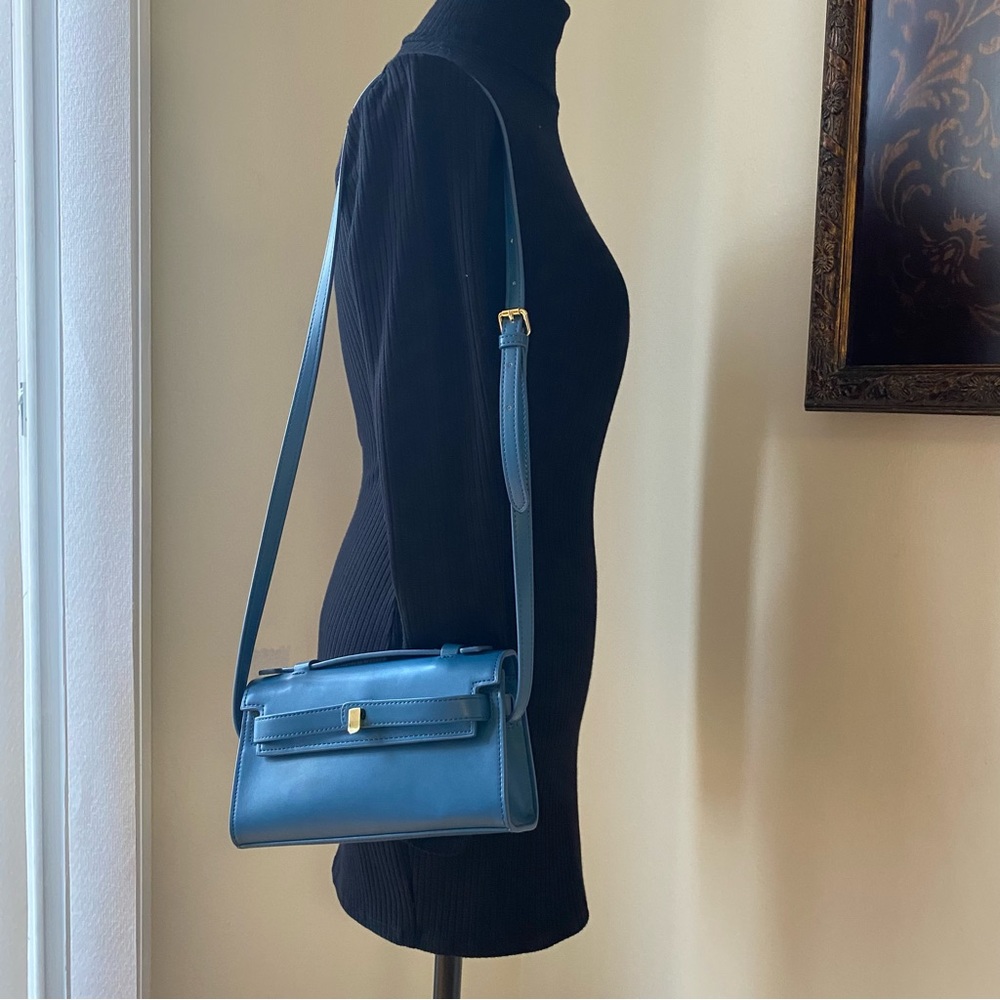 NWOT Levantine Women's Blue Crossbody Purse Handbag
